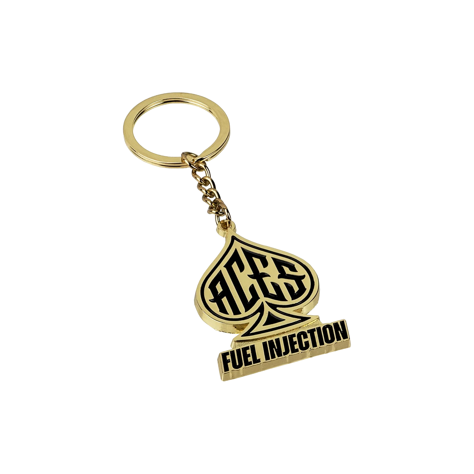 Aces Metal Spade Keychain - Image 4