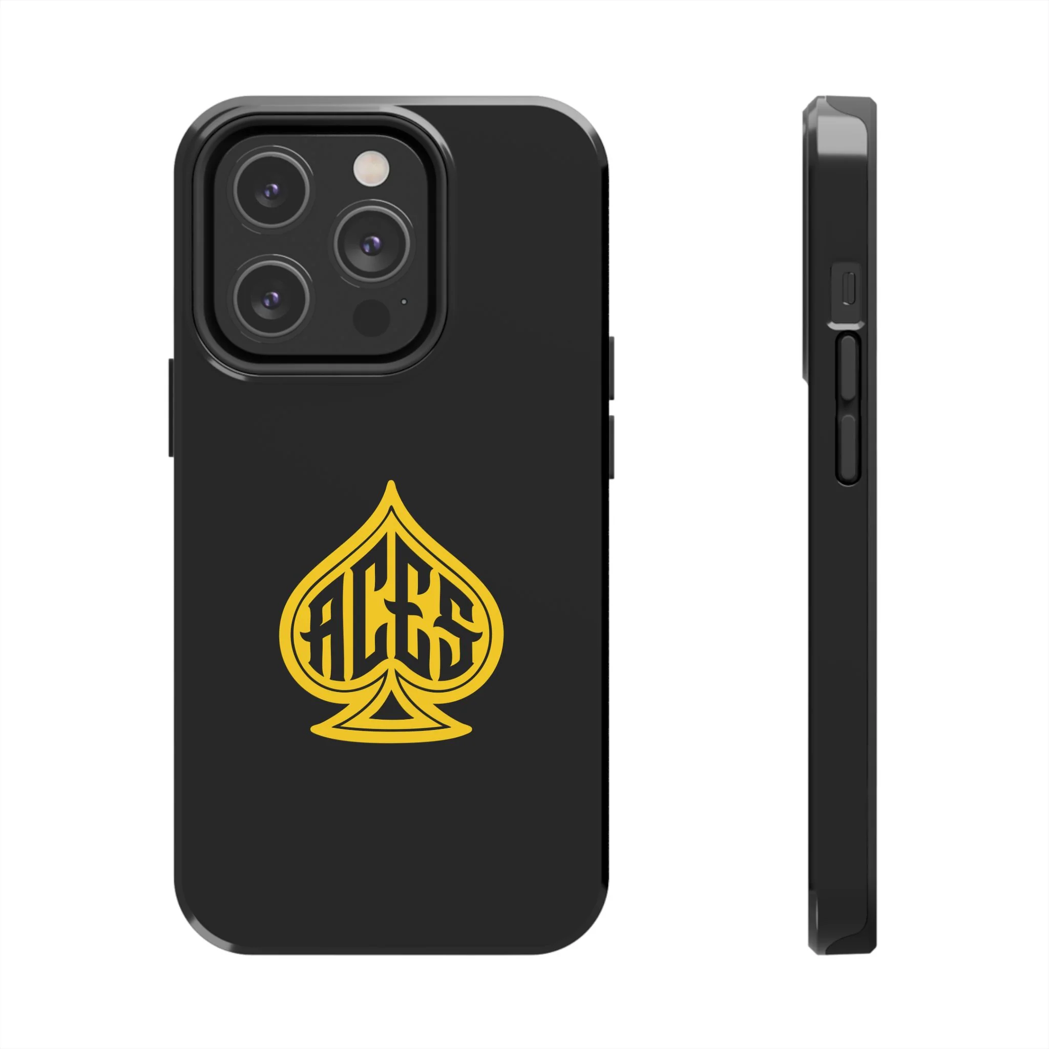 Phone Case — Black & Gold Protective Phone Cover (various sizes) - Image 10