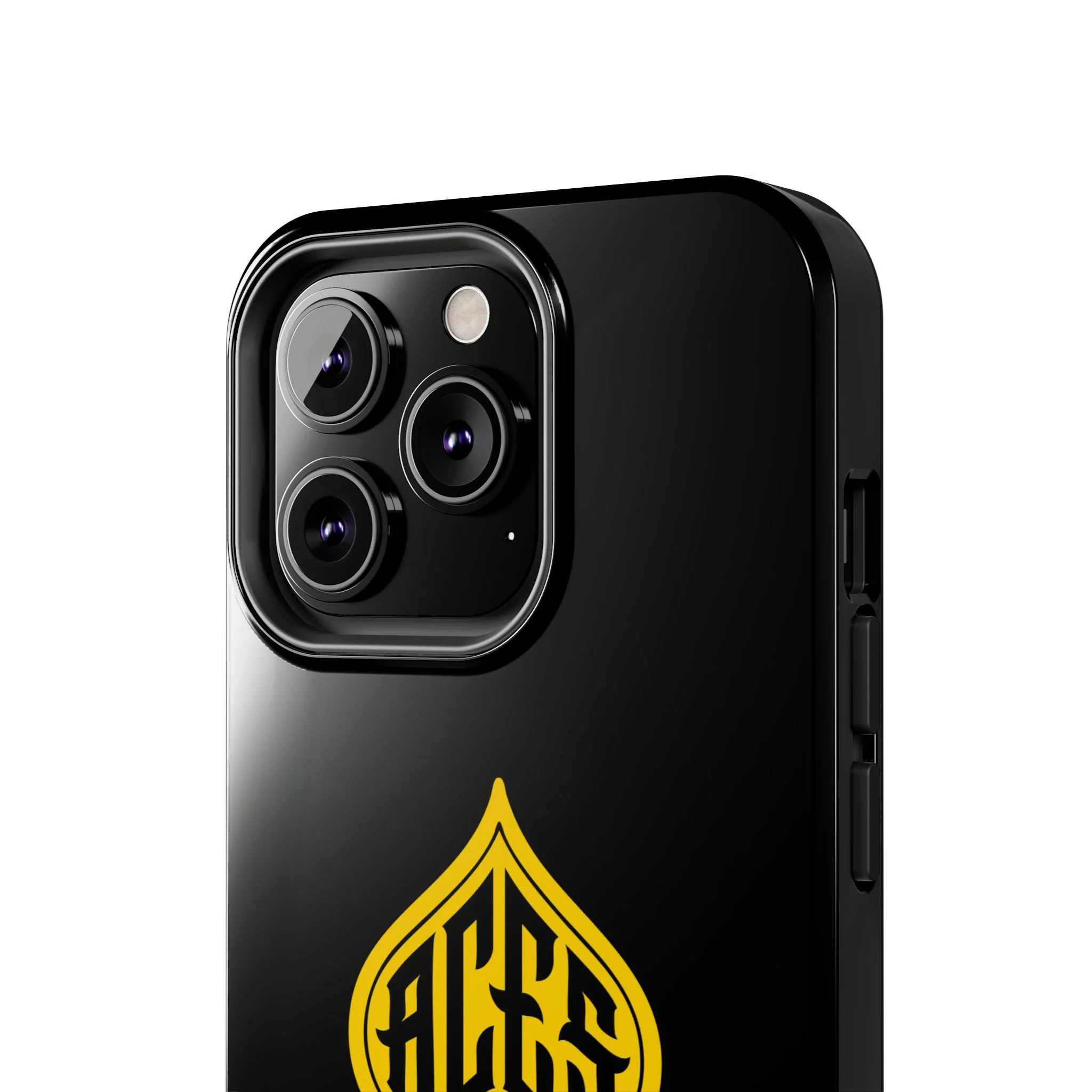 Phone Case — Black & Gold Protective Phone Cover (various sizes) - Image 50