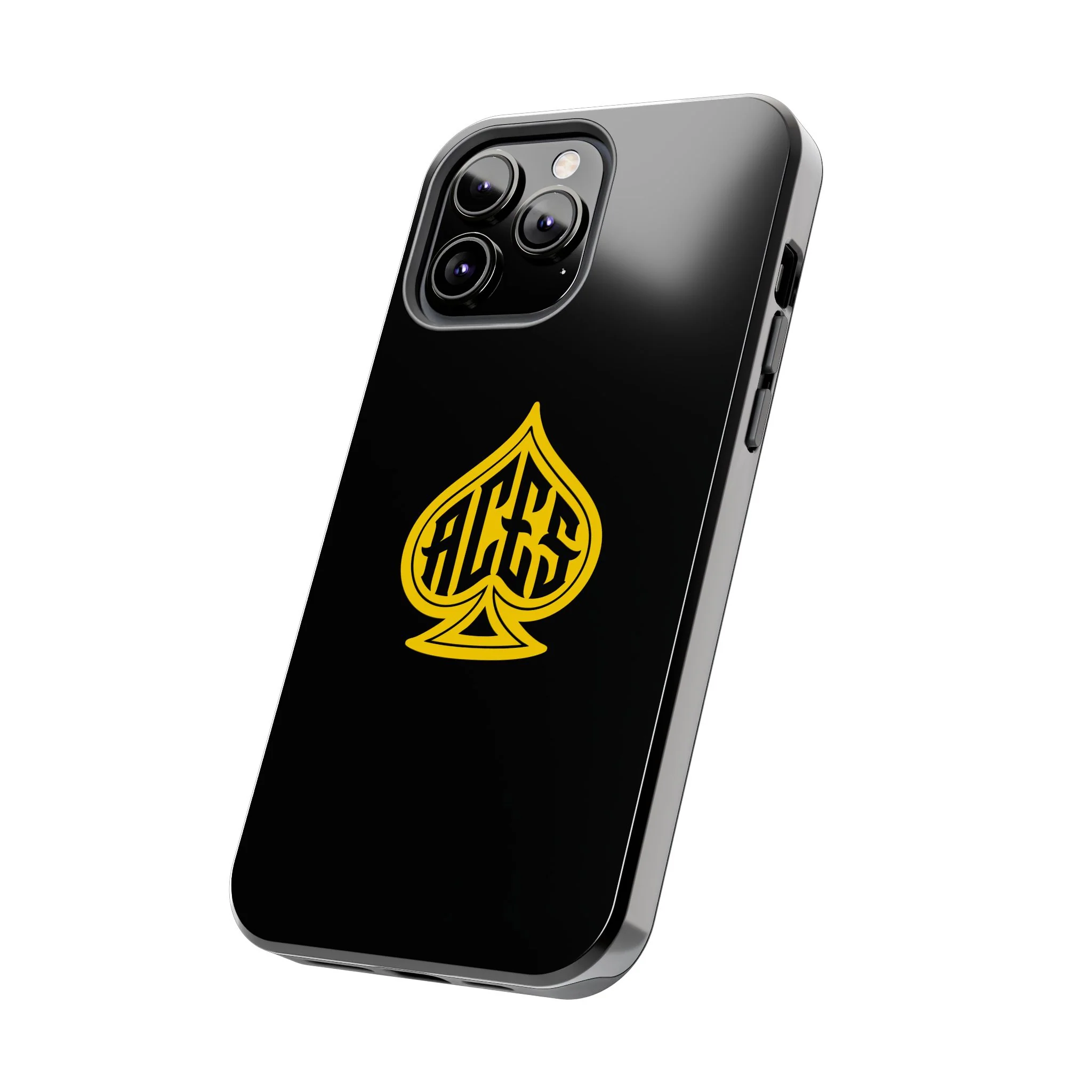Phone Case — Black & Gold Protective Phone Cover (various sizes) - Image 52