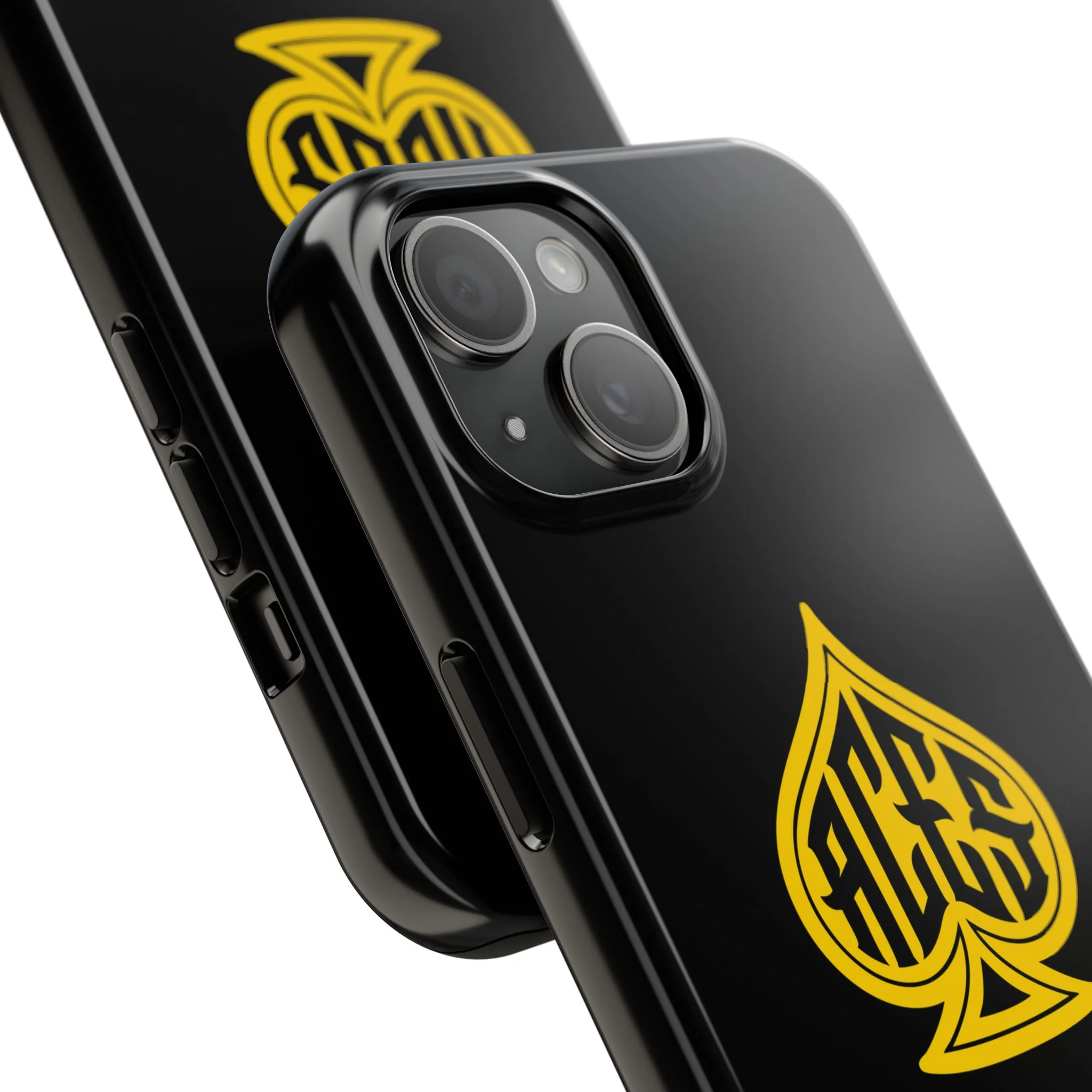 Phone Case — Black & Gold Protective Phone Cover (various sizes) - Image 58