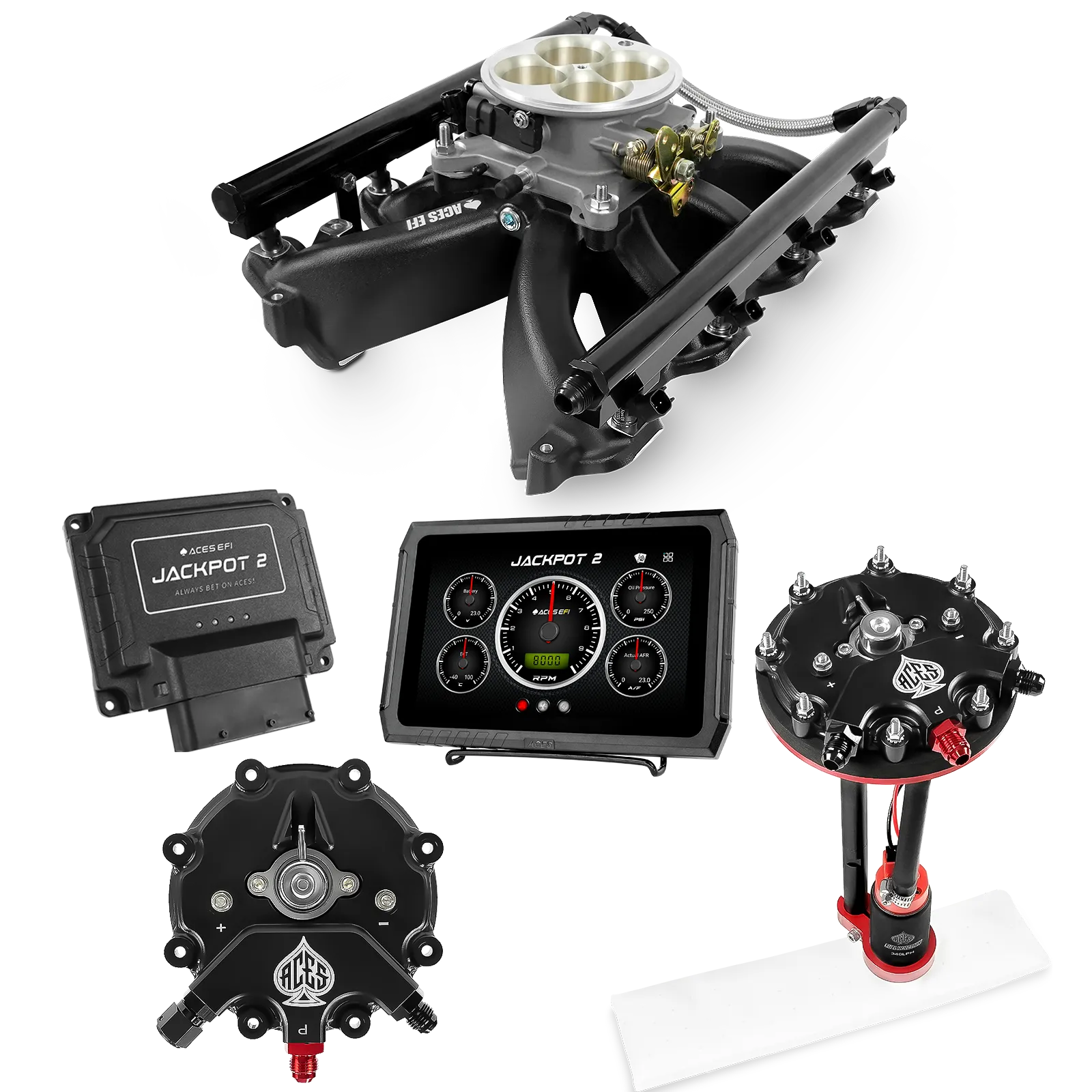 Jackpot 2 LS EFI System - Master Kit with Tank Conversion Pump Module with Internal Regulator - Image 3