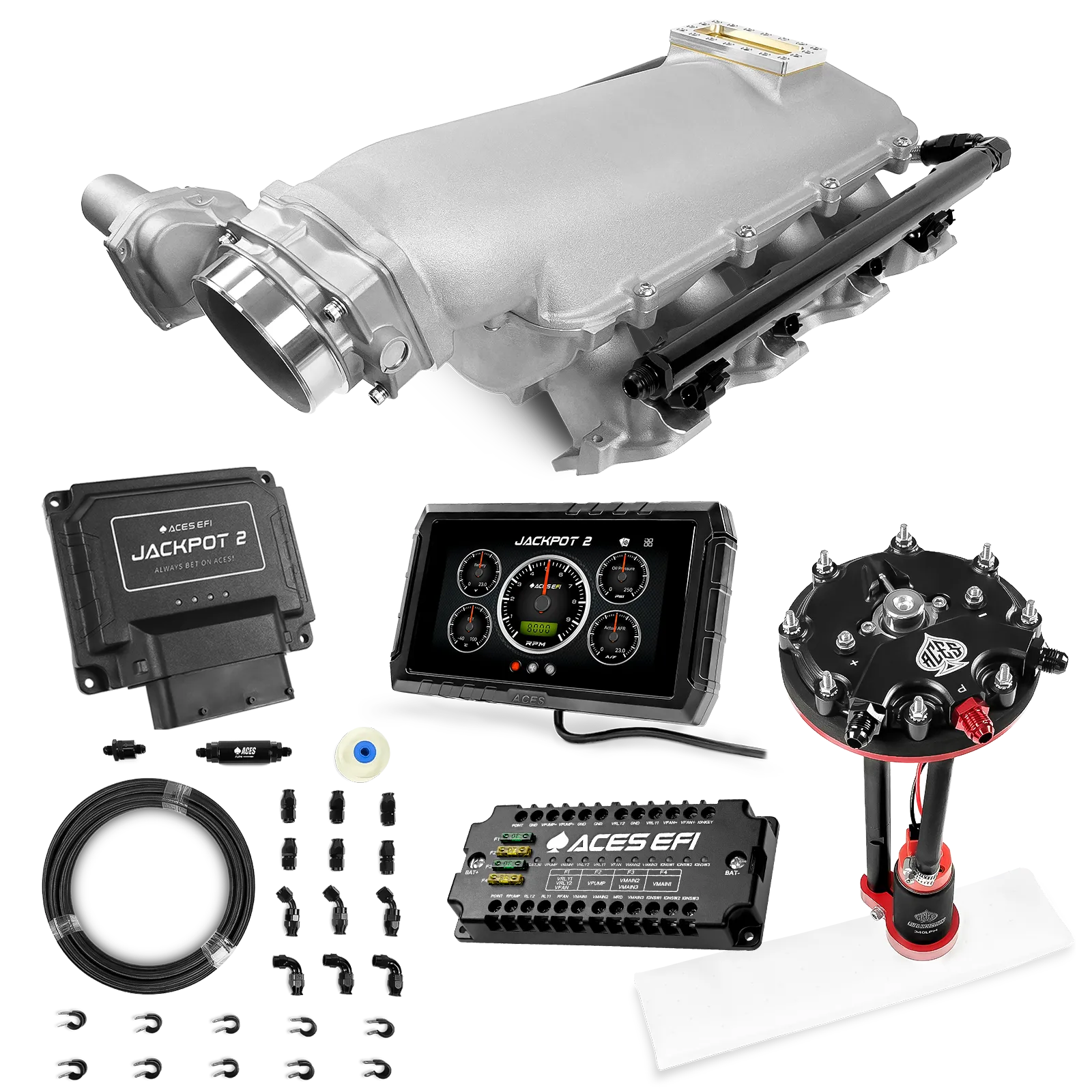 Jackpot 2 LS EFI System - Master Kit with Tank Conversion Pump Module with Internal Regulator + 20' PTFE Hose Kit - Image 22