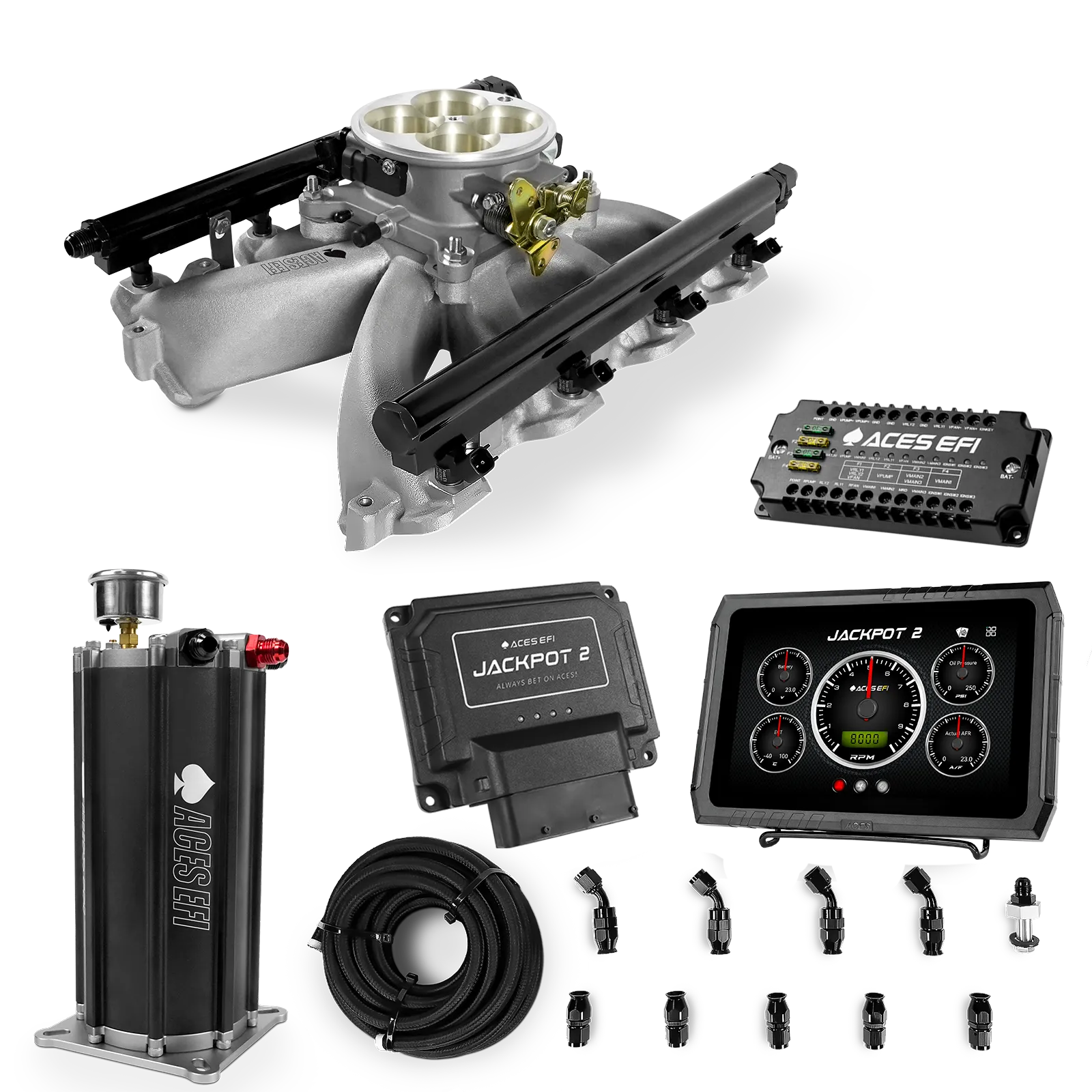 Jackpot 2 LS EFI System - Master Kit with Command Center 2 Surge Tank - Image 11