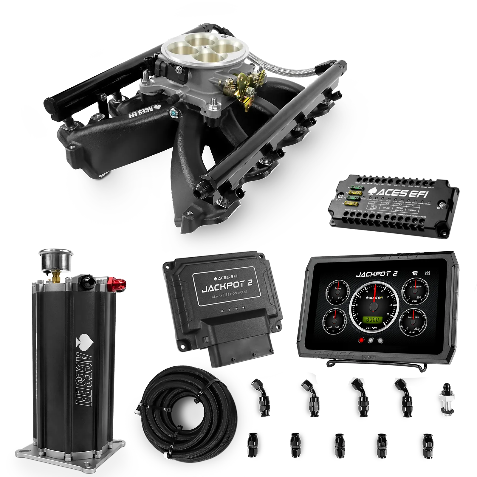 Jackpot 2 LS EFI System - Master Kit with Command Center 2 Surge Tank - Image 12