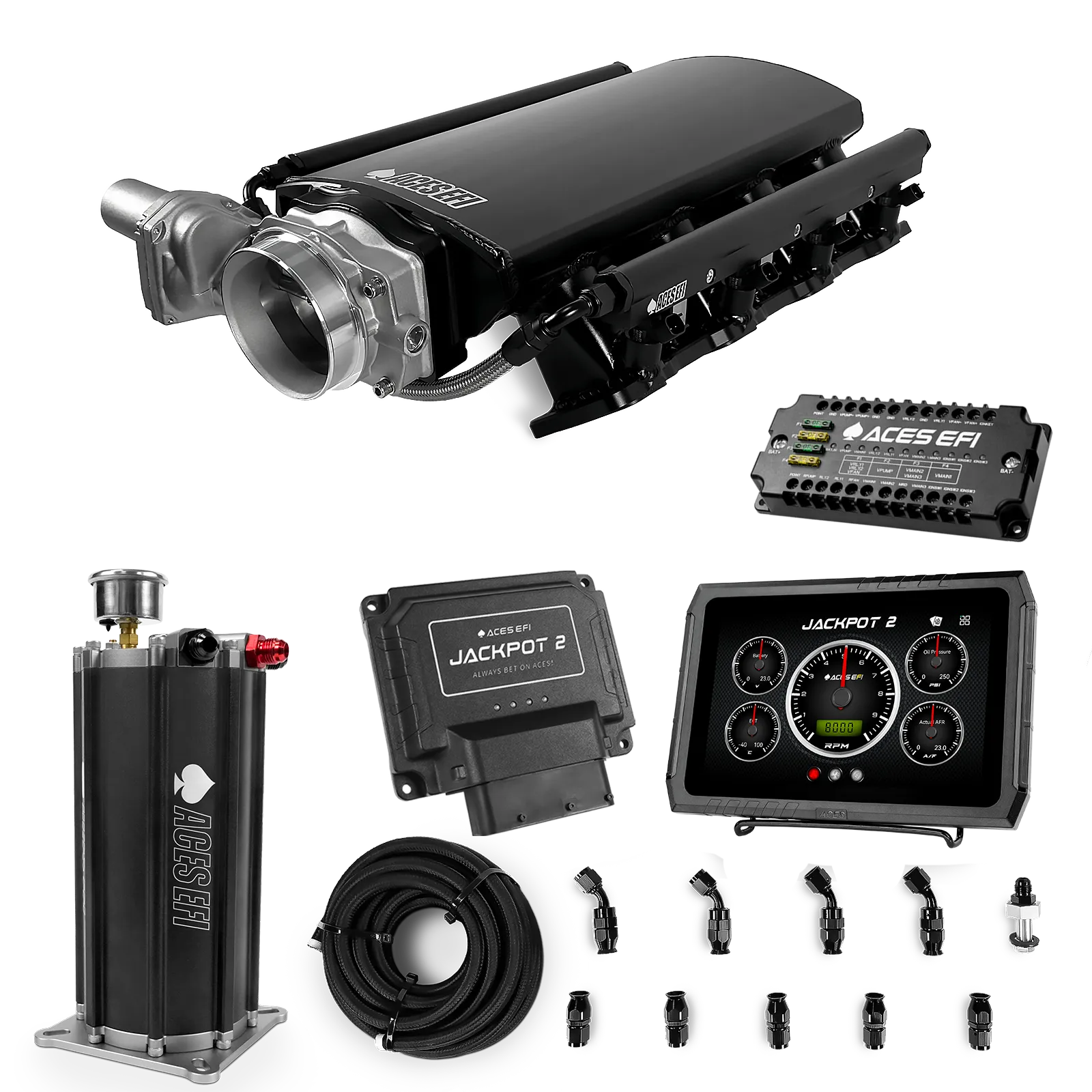 Jackpot 2 LS EFI System - Master Kit with Command Center 2 Surge Tank - Image 13