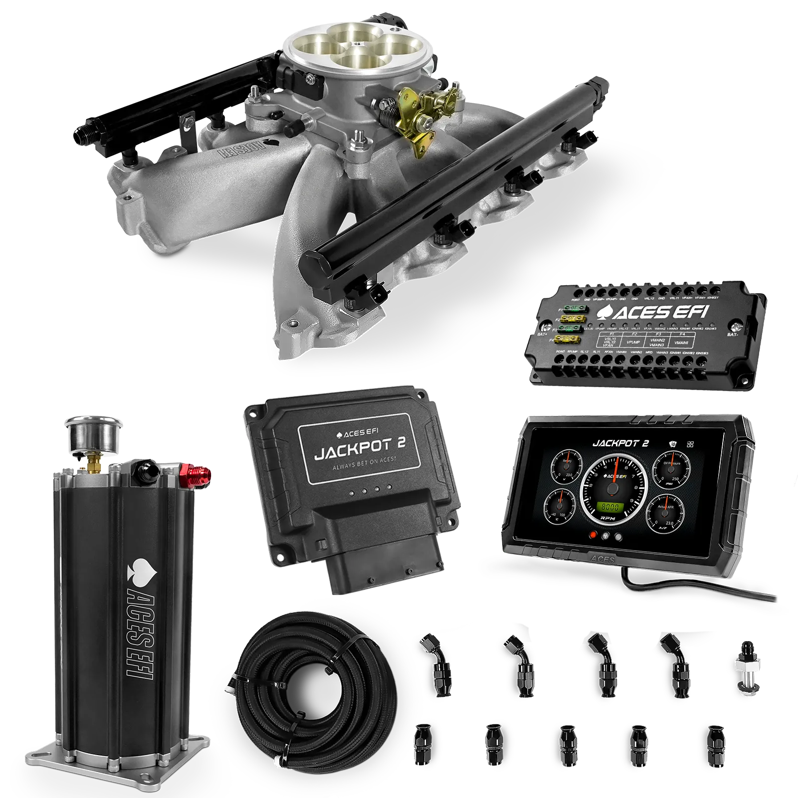 Jackpot 2 LS EFI System - Master Kit with Command Center 2 Surge Tank - Image 18