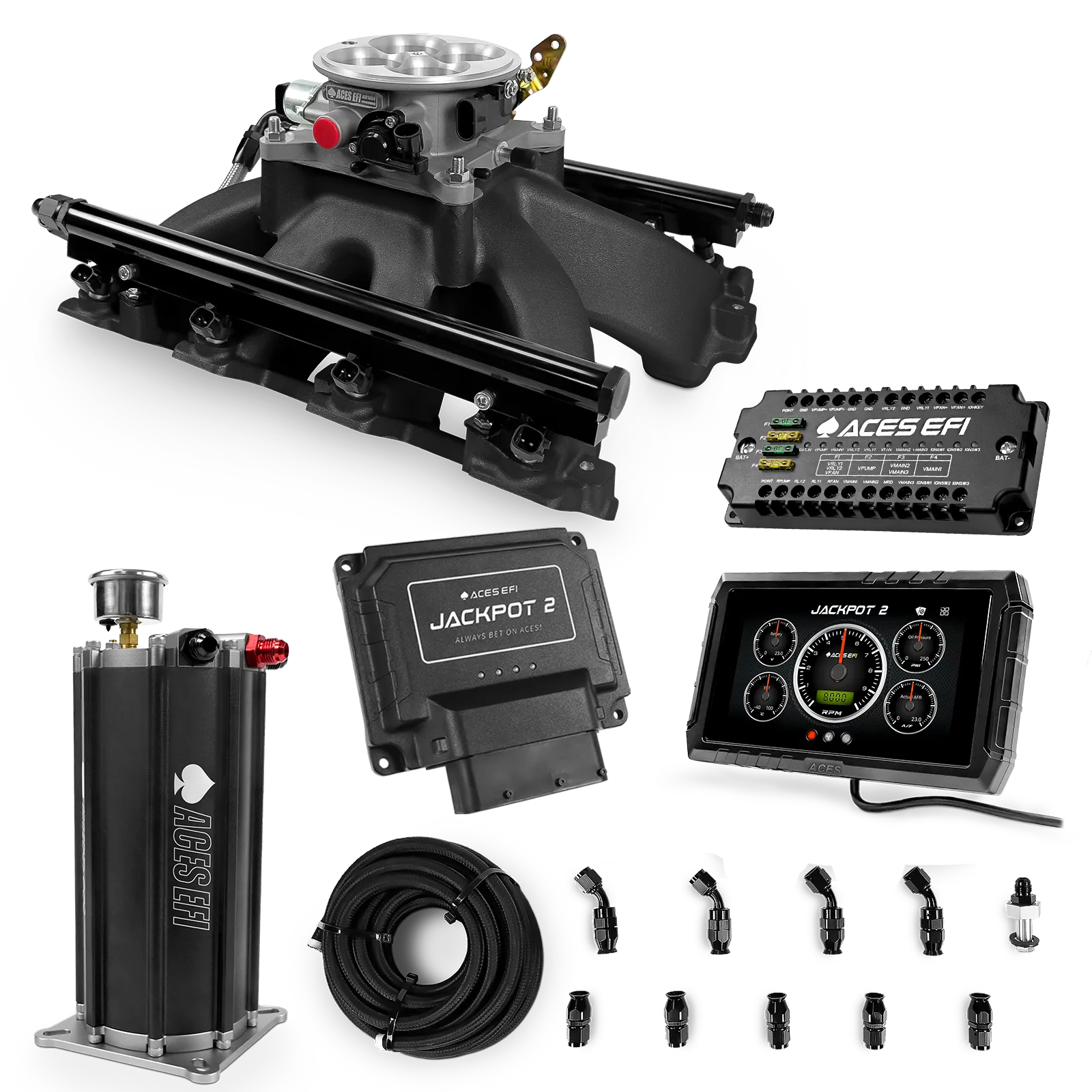 Jackpot 2 LS EFI System - Master Kit with Command Center 2 Surge Tank - Image 21