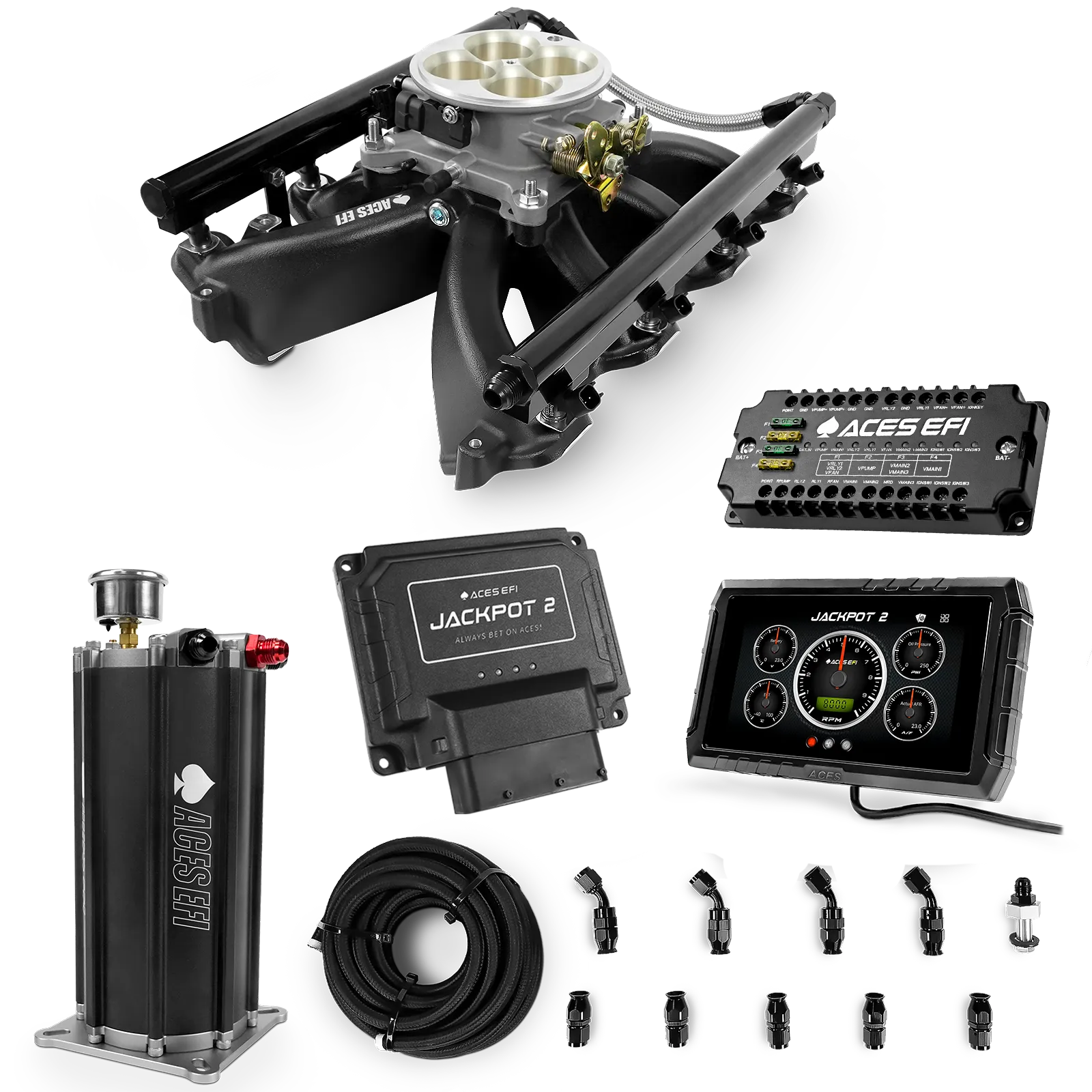 Jackpot 2 LS EFI System - Master Kit with Command Center 2 Surge Tank - Image 22