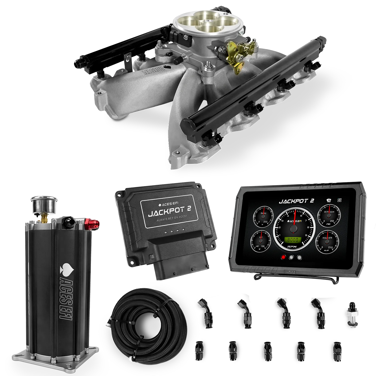 Jackpot 2 LS EFI System - Master Kit with Command Center 2 Surge Tank - Image 3