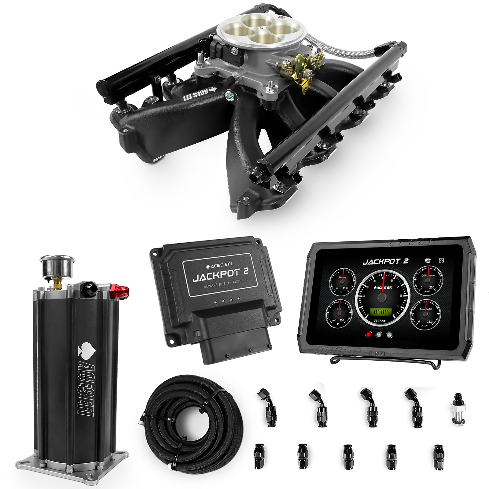 Jackpot 2 LS EFI System - Master Kit with Command Center 2 Surge Tank - Image 4