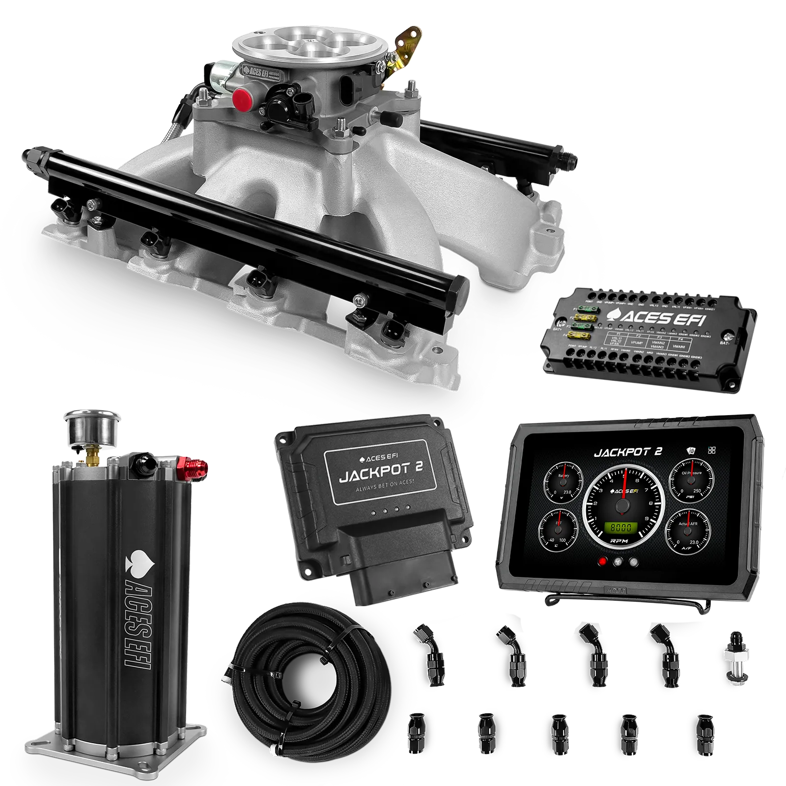 Jackpot 2 LS EFI System - Master Kit with Command Center 2 Surge Tank - Image 9