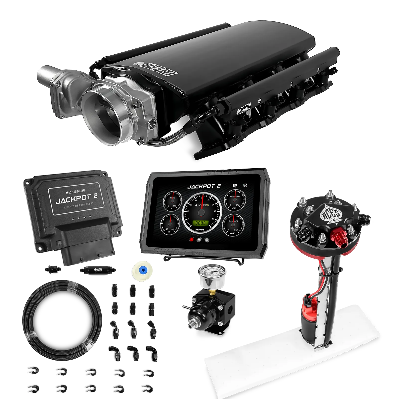Jackpot 2 LS EFI System - Master Kit with Tight Fit In-Tank Pump Module + 40' PTFE Hose Kit - Image 10