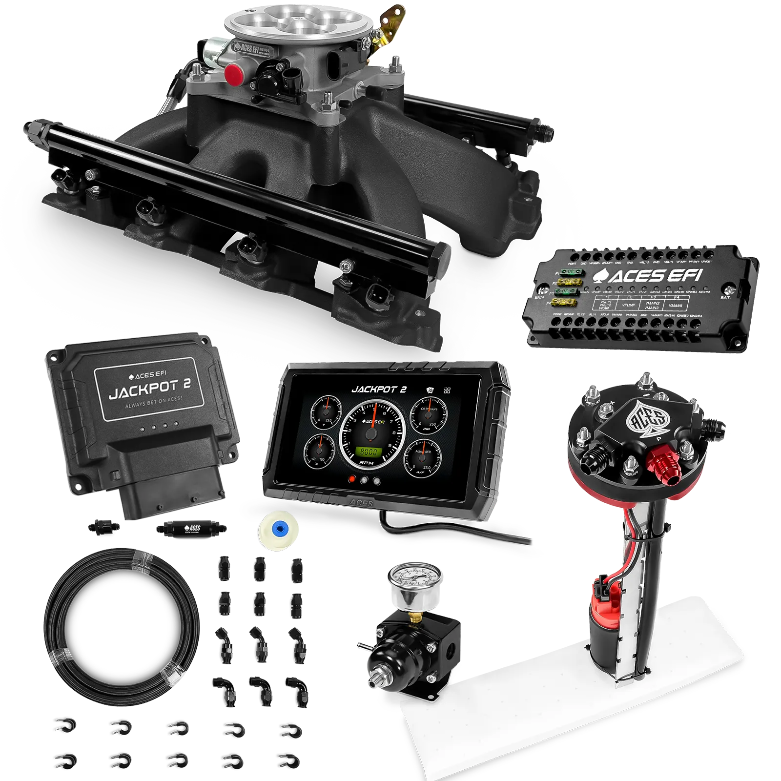 Jackpot 2 LS EFI System - Master Kit with Tight Fit In-Tank Pump Module + 40' PTFE Hose Kit - Image 20