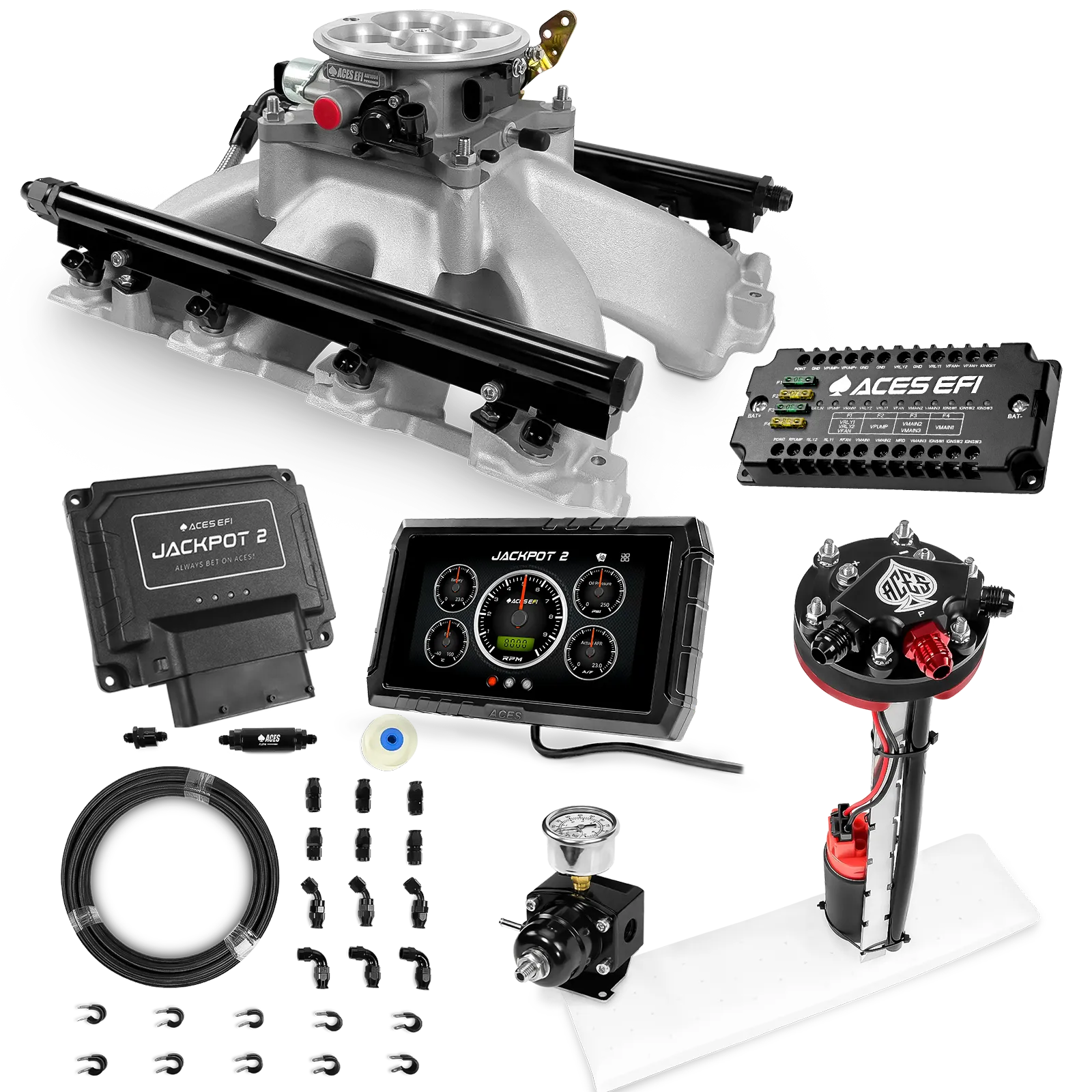 Jackpot 2 LS EFI System - Master Kit with Tight Fit In-Tank Pump Module + 40' PTFE Hose Kit - Image 5