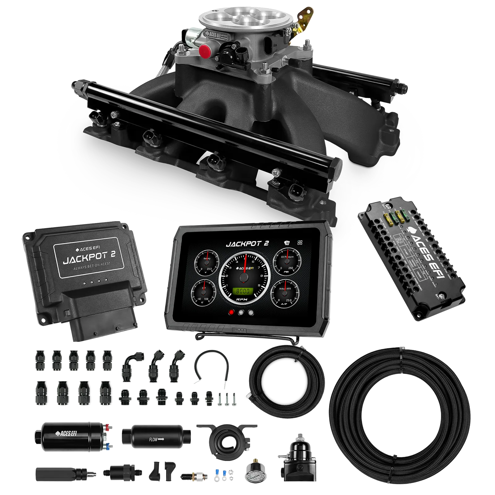 Jackpot 2 LS EFI System - Master Kit with 255 In-line Pump System w/40' PTFE Hose - Image 20