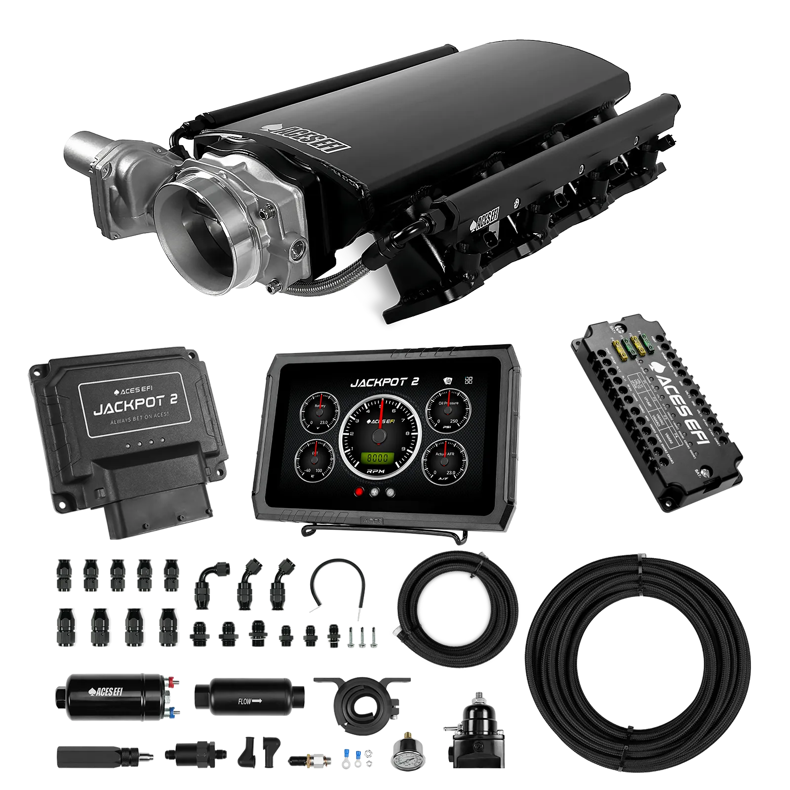 Jackpot 2 LS EFI System - Master Kit with 255 In-line Pump System w/40' PTFE Hose - Image 28