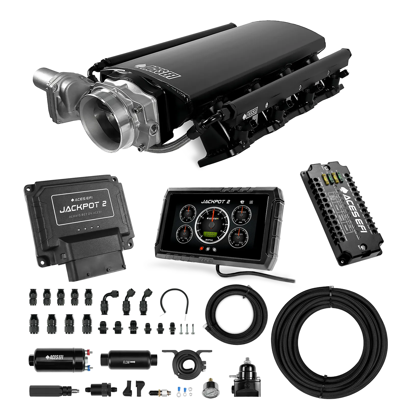 Jackpot 2 LS EFI System - Master Kit with 255 In-line Pump System w/40' PTFE Hose - Image 38