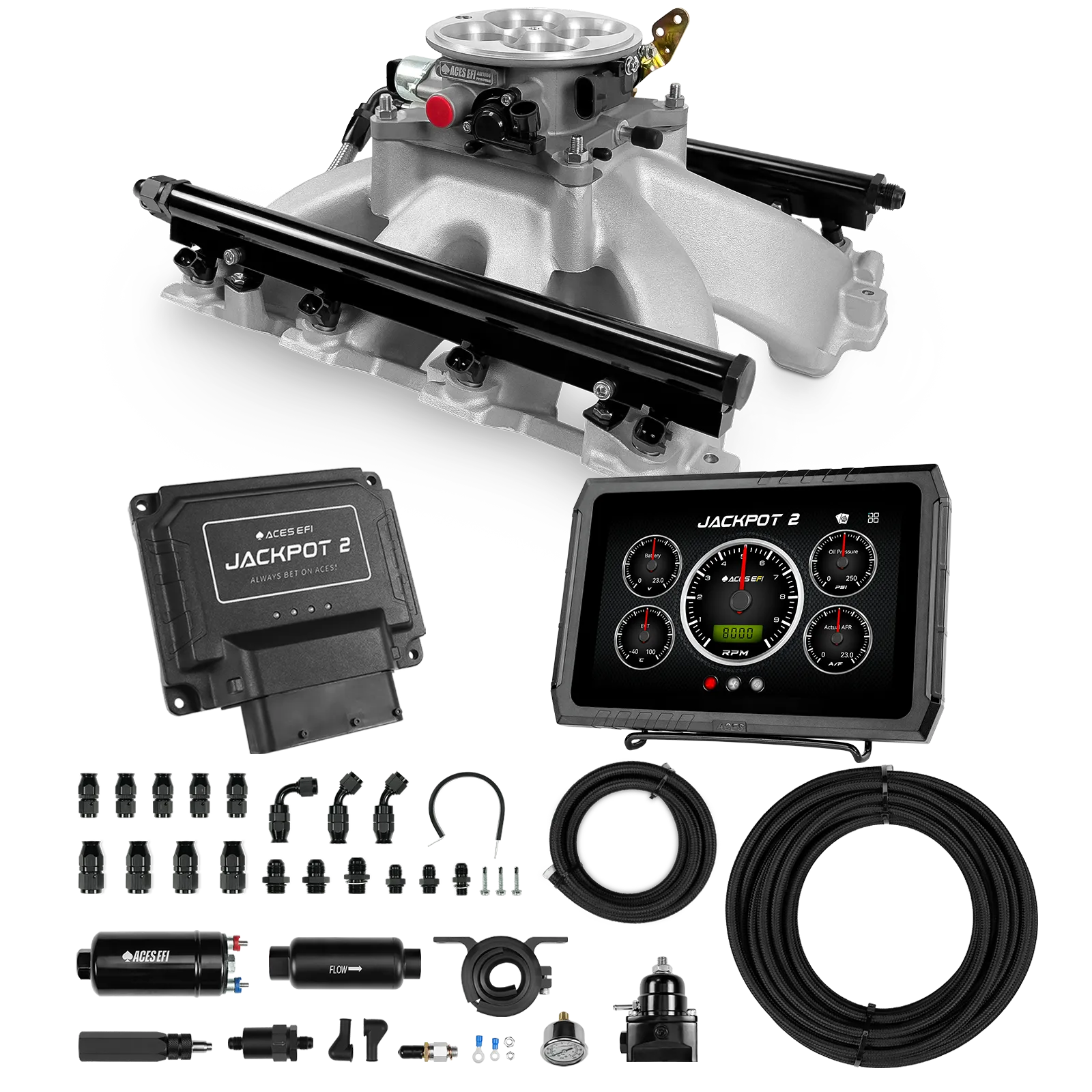 Jackpot 2 LS EFI System - Master Kit with 255 In-line Pump System w/40' PTFE Hose - Image 4