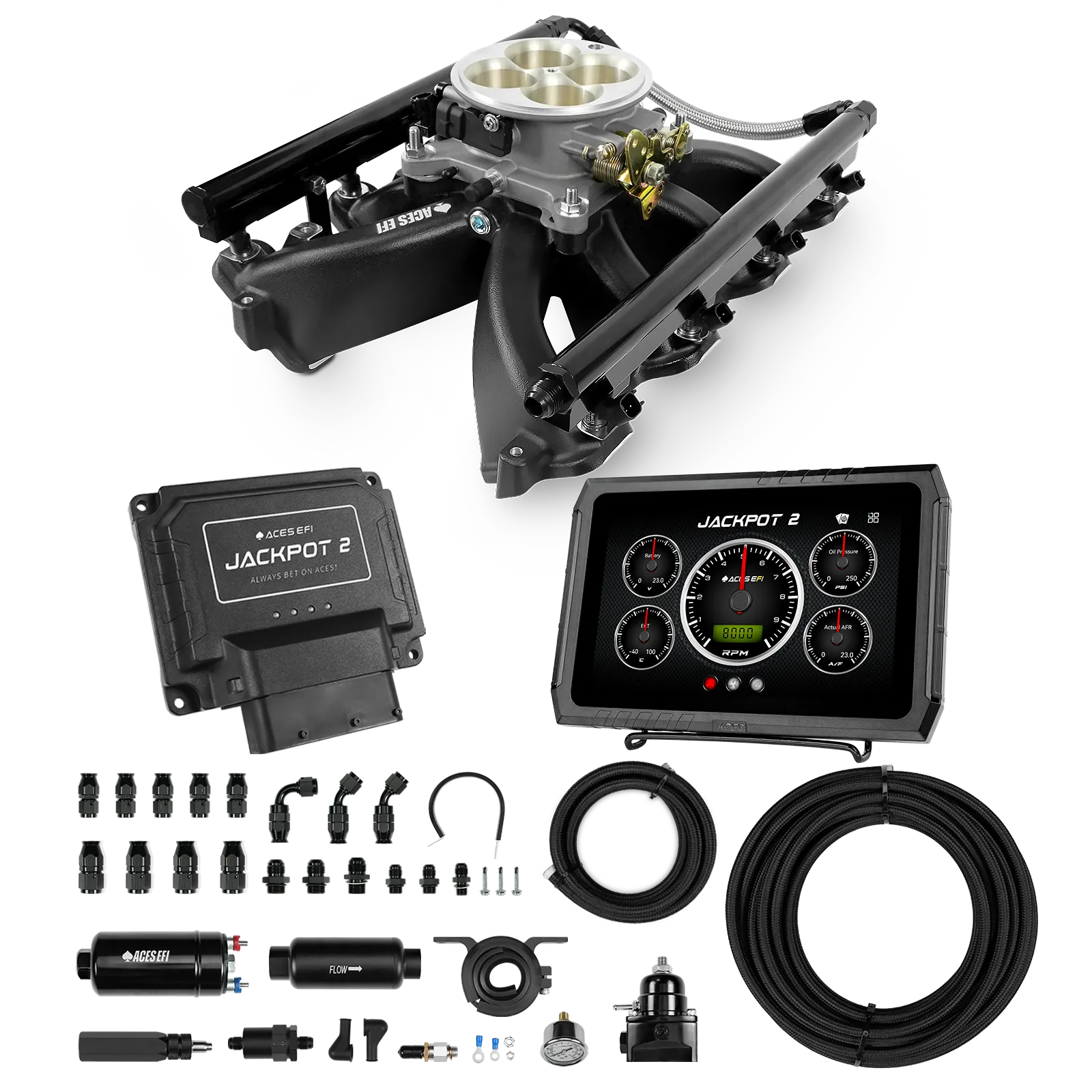 Jackpot 2 LS EFI System - Master Kit with 255 In-line Pump System w/40' PTFE Hose - Image 5