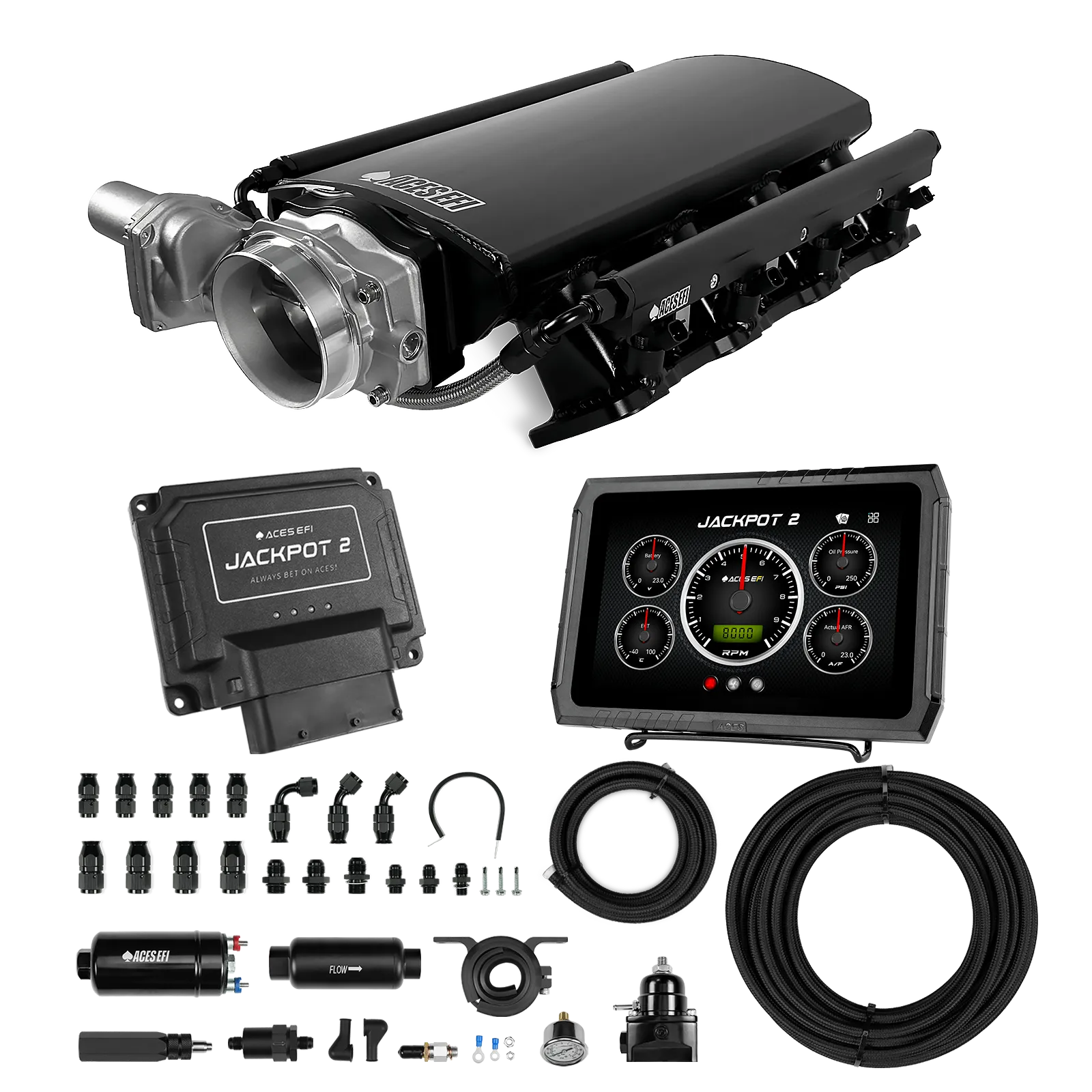 Jackpot 2 LS EFI System - Master Kit with 255 In-line Pump System w/40' PTFE Hose - Image 6