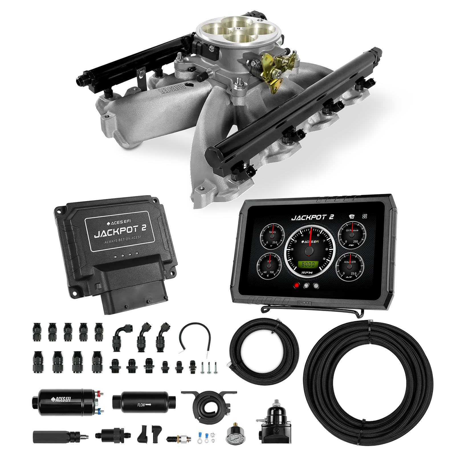 Jackpot 2 LS EFI System - Master Kit with 255 In-line Pump System w/40' PTFE Hose - Image 8