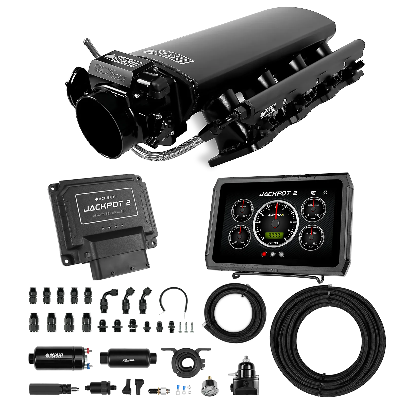 Jackpot 2 LS EFI System - Master Kit with 255 In-line Pump System w/40' PTFE Hose - Image 9